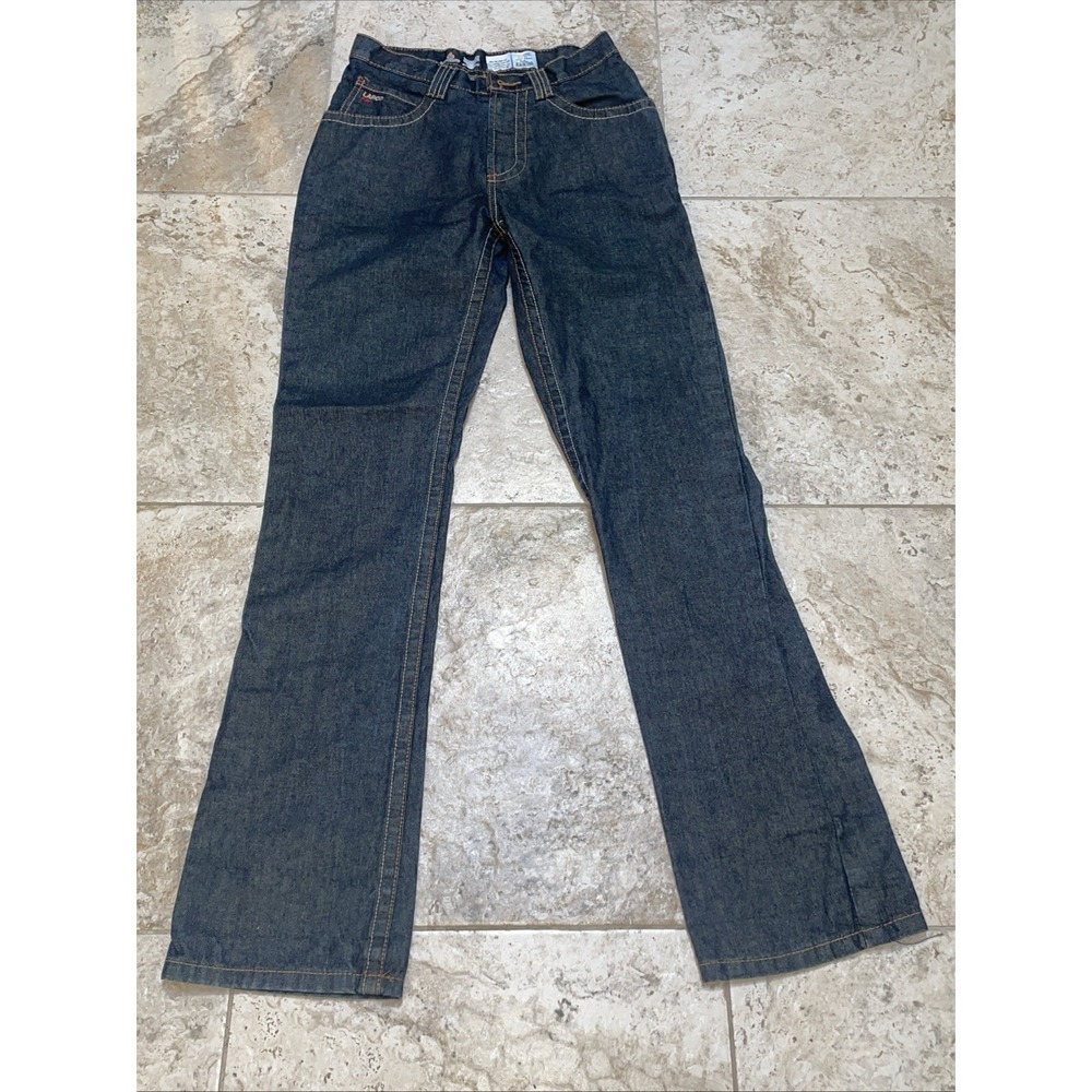 Lapco FR Flame Resistant Jeans Mens 30x36 Dark Denim Blue Work Pants EUC